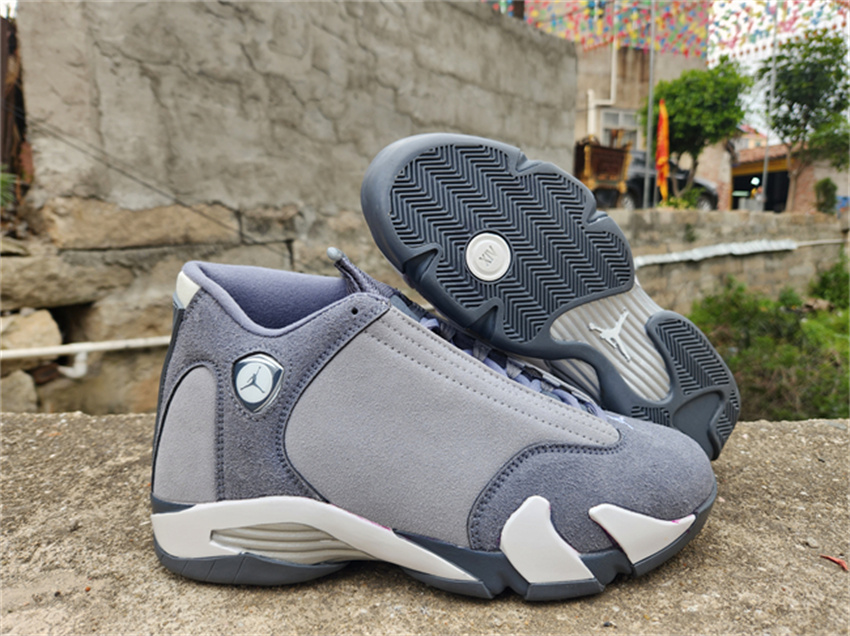 Men's Grey Running weapon Air Jordan 14 Shoes 019